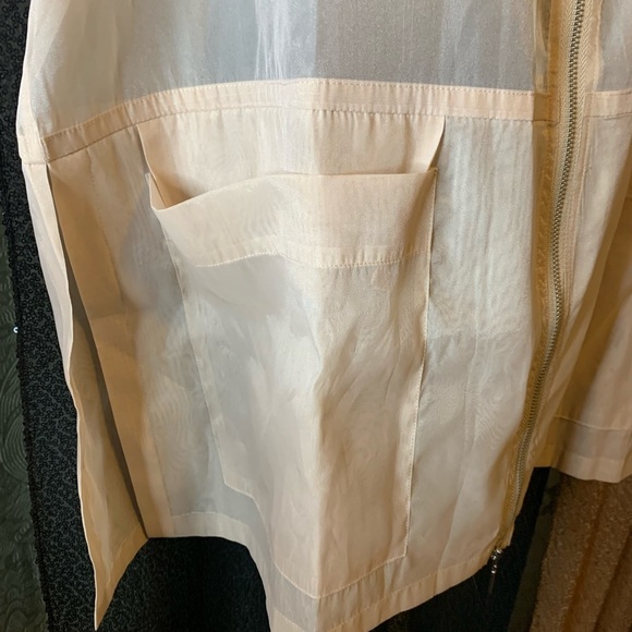 Marla Wynne for Chico’s sheer tan jacket - Picture 3 of 5